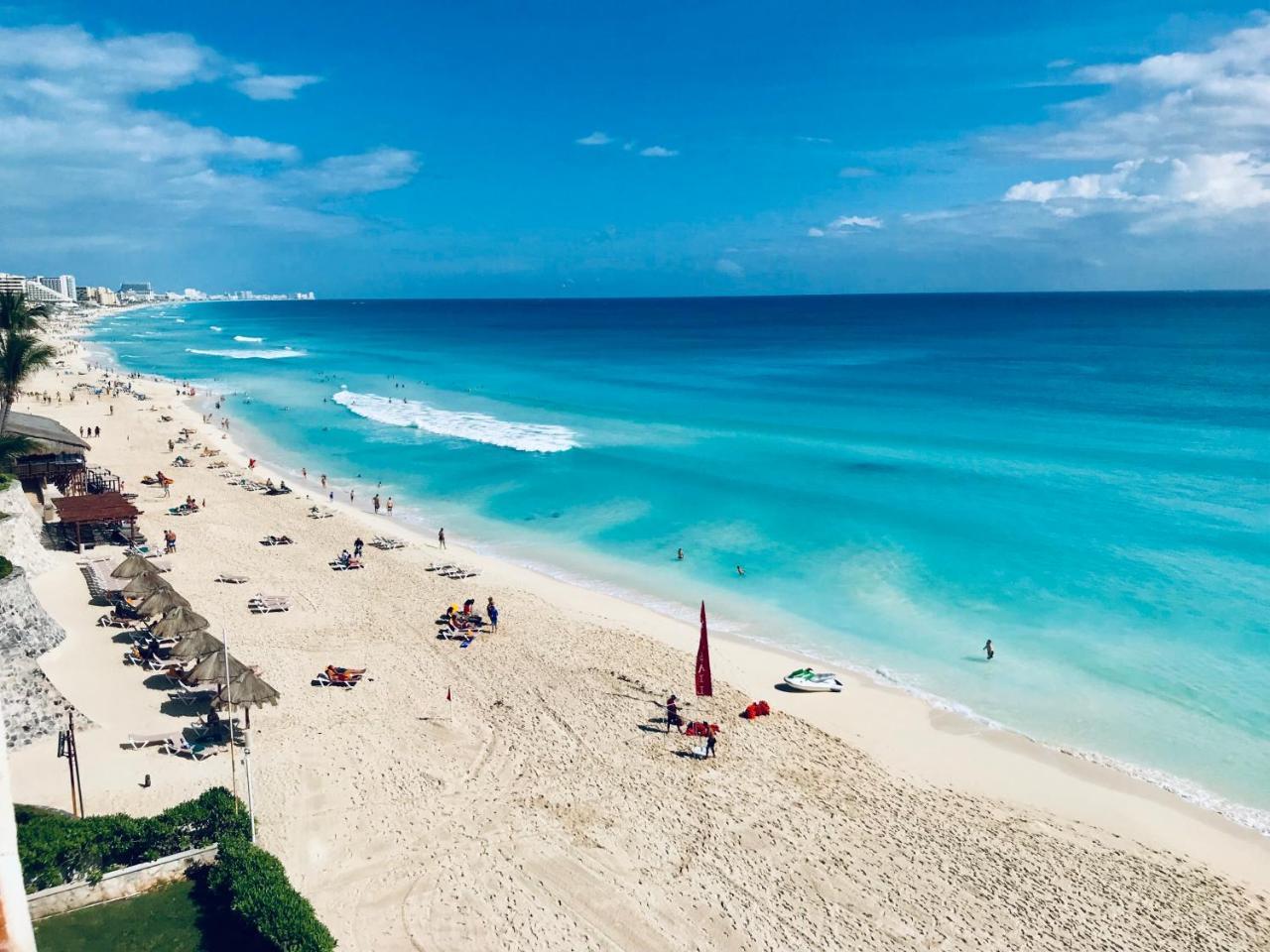 Ocean View Apartment Cancun Bagian luar foto